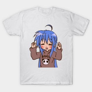 panda sweater izumi konata / lucky star T-Shirt